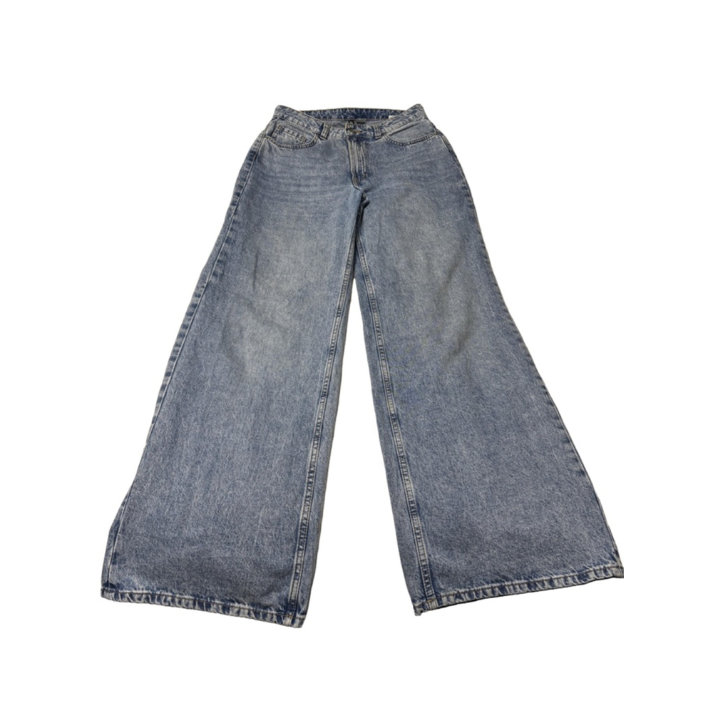 Women's H&M Divided Wide Leg Jeans Size 6 Blue